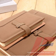 2016 Neueste Design Custom PU Leder Journal Tagebuch Leder Notebook